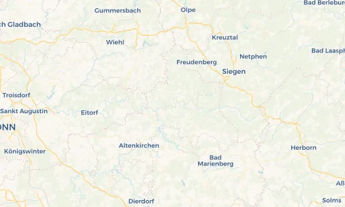 Regenradar Vorschaubild - Aktuelle Niederschläge in Hövels und Umgebung