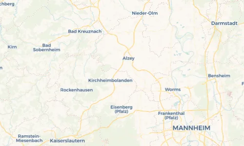 Regenradar Vorschaubild - Aktuelle Niederschläge in Ilbesheim und Umgebung
