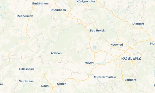 Regenradar Vorschaubild - Aktuelle Niederschläge in Kempenich und Umgebung