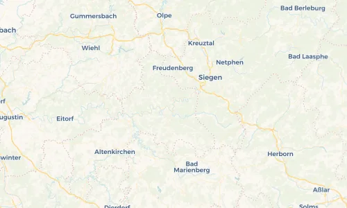 Regenradar Vorschaubild - Aktuelle Niederschläge in Kirchen (Sieg) und Umgebung