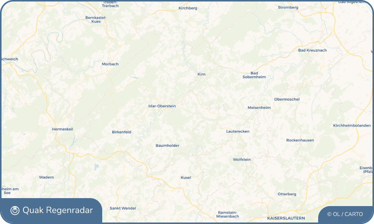 Quak Regenradar-Widget Kirchenbollenbach