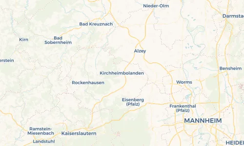 Regenradar Vorschaubild - Aktuelle Niederschläge in Kirchheimbolanden und Umgebung