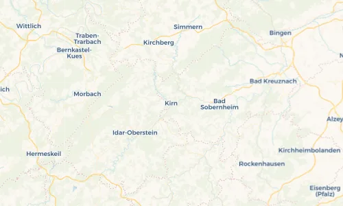 Regenradar Vorschaubild - Aktuelle Niederschläge in Kirn und Umgebung