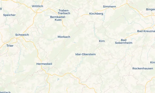 Regenradar Vorschaubild - Aktuelle Niederschläge in Kirschweiler und Umgebung