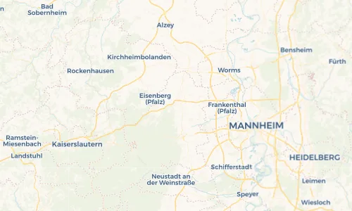 Regenradar Vorschaubild - Aktuelle Niederschläge in Kleinkarlbach und Umgebung