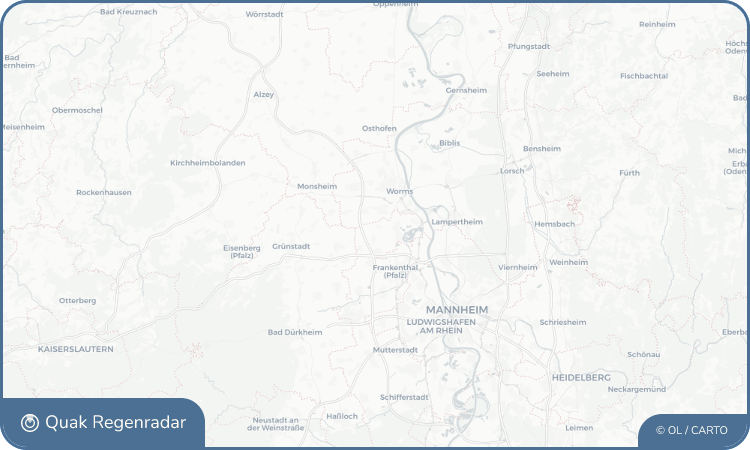 Regenradar-Widget für Kleinniedesheim