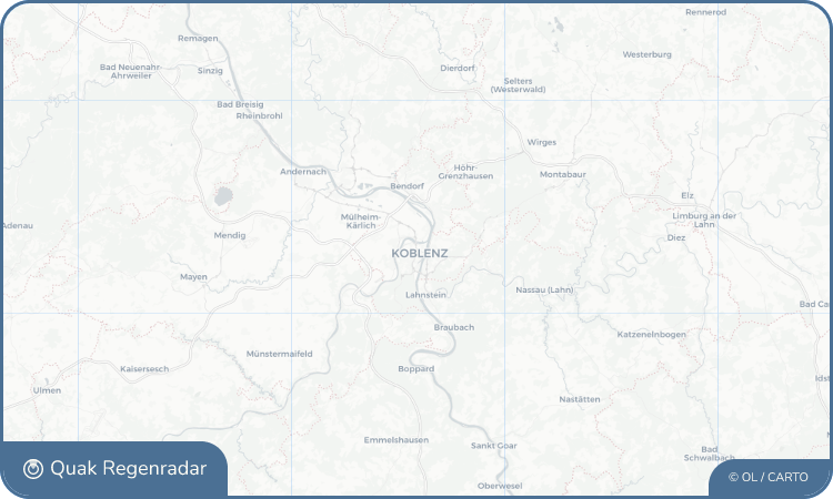 Regenradar-Widget für Koblenz
