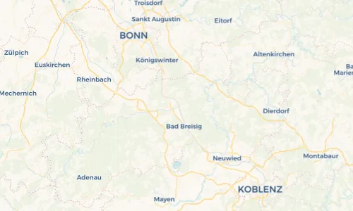 Regenradar Vorschaubild - Aktuelle Niederschläge in Kripp und Umgebung
