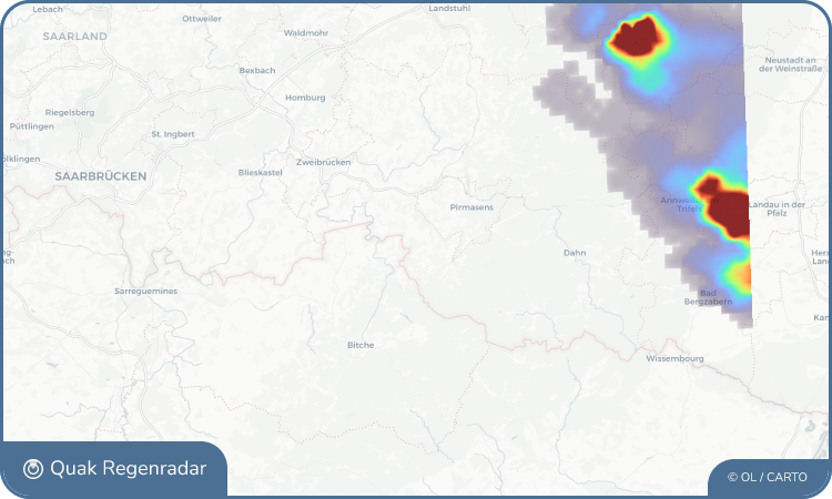 Regenradar-Widget für Kröppen