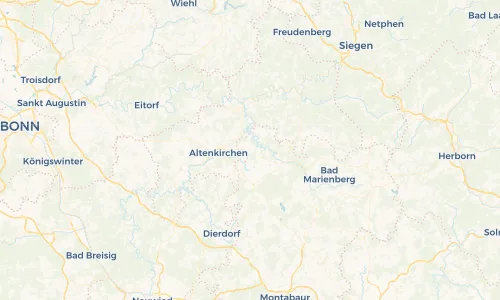Regenradar Vorschaubild - Aktuelle Niederschläge in Kroppach und Umgebung
