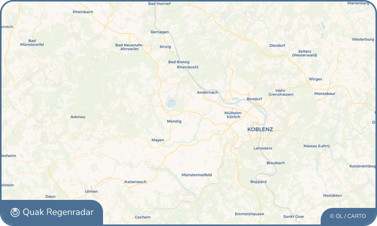 Quak Regenradar-Widget Kruft