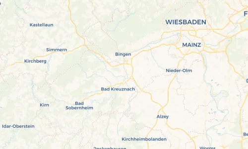 Regenradar Vorschaubild - Aktuelle Niederschläge in Langenlonsheim und Umgebung