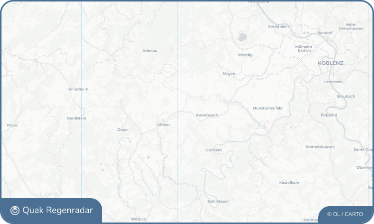 Regenradar-Widget für Laubach