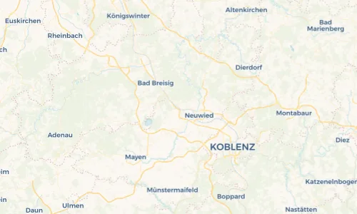 Regenradar Vorschaubild - Aktuelle Niederschläge in Leutesdorf und Umgebung