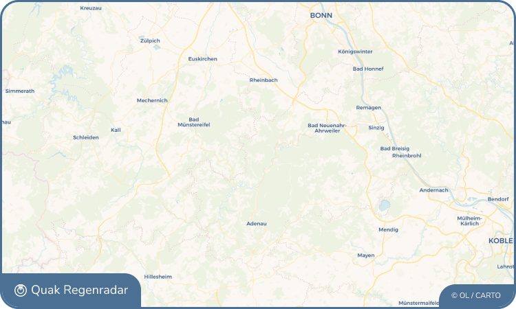 Quak Regenradar-Widget Lind