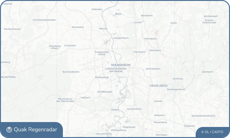 Regenradar-Widget für Ludwigshafen am Rhein