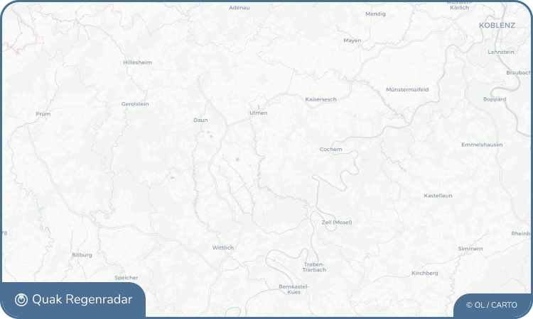 Regenradar-Widget für Lutzerath