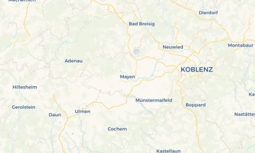 Regenradar Vorschaubild - Aktuelle Niederschläge in Mayen und Umgebung