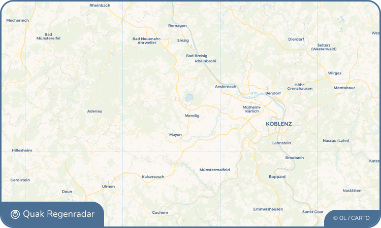 Quak Regenradar-Widget Mendig
