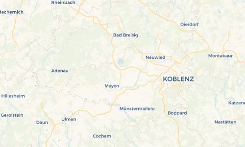 Regenradar Vorschaubild - Aktuelle Niederschläge in Mendig und Umgebung