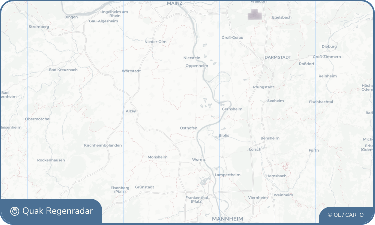 Regenradar-Widget für Mettenheim