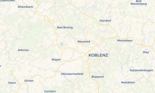 Regenradar Vorschaubild - Aktuelle Niederschläge in Miesenheim und Umgebung