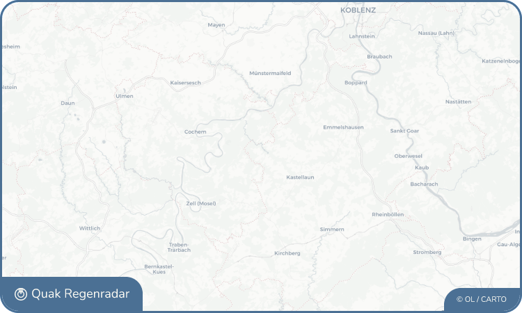 Regenradar-Widget für Mörsdorf