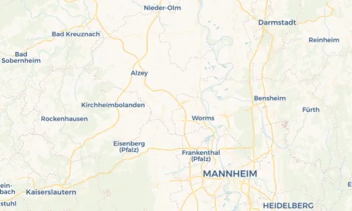 Regenradar Vorschaubild - Aktuelle Niederschläge in Mörstadt und Umgebung