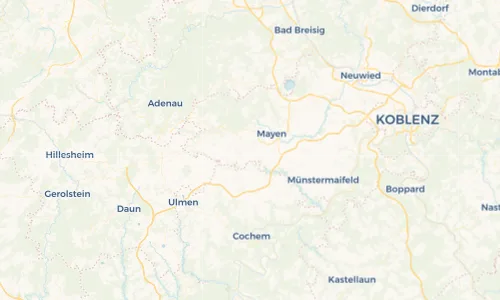 Regenradar Vorschaubild - Aktuelle Niederschläge in Monreal und Umgebung