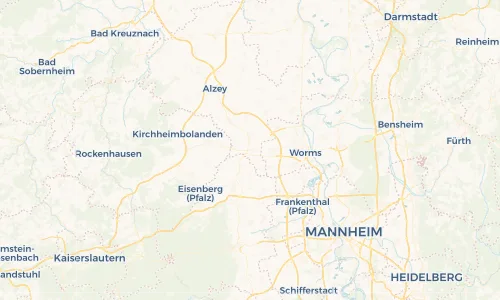Regenradar Vorschaubild - Aktuelle Niederschläge in Monsheim und Umgebung