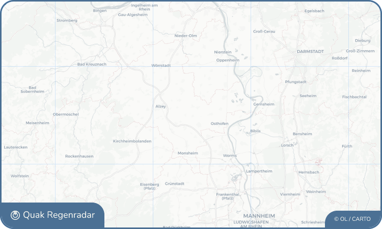 Regenradar-Widget für Monzernheim