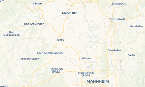 Regenradar Vorschaubild - Aktuelle Niederschläge in Monzernheim und Umgebung