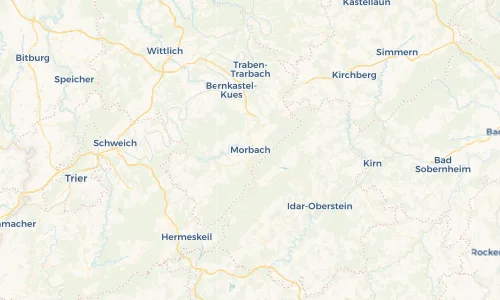 Regenradar Vorschaubild - Aktuelle Niederschläge in Morbach und Umgebung