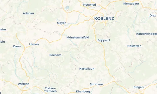 Regenradar Vorschaubild - Aktuelle Niederschläge in Moselkern und Umgebung