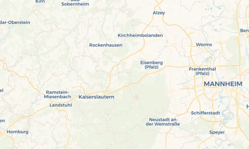 Regenradar Vorschaubild - Aktuelle Niederschläge in Neuhemsbach und Umgebung