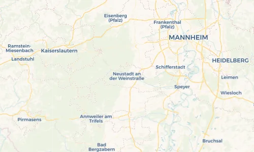 Regenradar Vorschaubild - Aktuelle Niederschläge in Neustadt an der Weinstraße und Umgebung