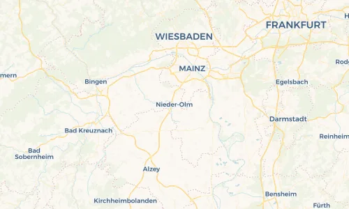 Regenradar Vorschaubild - Aktuelle Niederschläge in Nieder-Olm und Umgebung