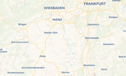 Regenradar Vorschaubild - Aktuelle Niederschläge in Nierstein und Umgebung