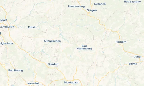 Regenradar Vorschaubild - Aktuelle Niederschläge in Nister und Umgebung