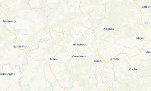 Regenradar Vorschaubild - Aktuelle Niederschläge in Oberbettingen und Umgebung