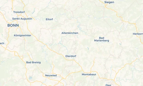 Regenradar Vorschaubild - Aktuelle Niederschläge in Oberdreis und Umgebung