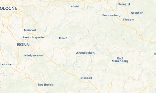 Regenradar Vorschaubild - Aktuelle Niederschläge in Oberirsen und Umgebung