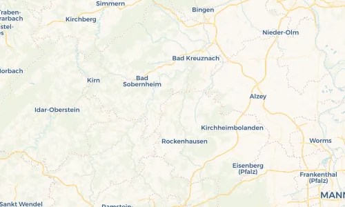 Regenradar Vorschaubild - Aktuelle Niederschläge in Obermoschel und Umgebung