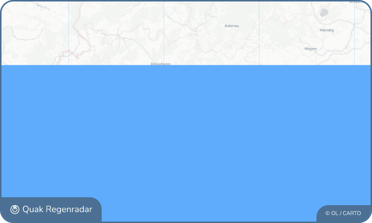 Regenradar-Widget für Oberstadtfeld
