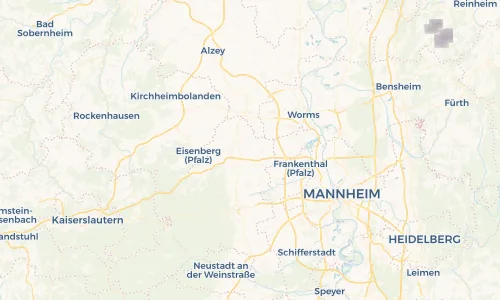 Regenradar Vorschaubild - Aktuelle Niederschläge in Obersülzen und Umgebung