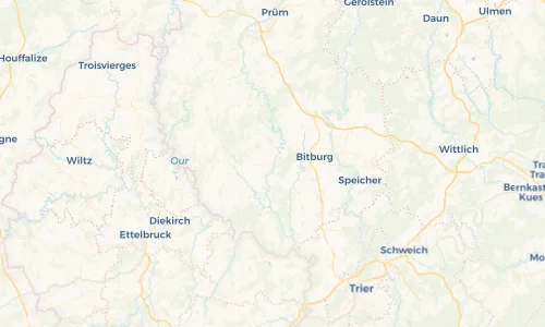 Regenradar Vorschaubild - Aktuelle Niederschläge in Oberweis und Umgebung