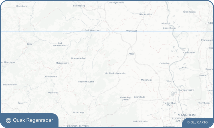 Regenradar-Widget für Oberwiesen