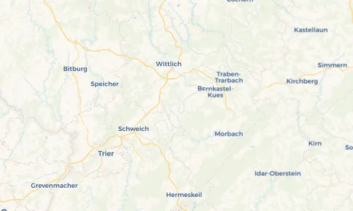 Regenradar Vorschaubild - Aktuelle Niederschläge in Piesport und Umgebung