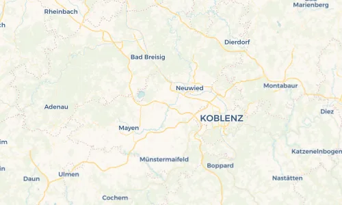 Regenradar Vorschaubild - Aktuelle Niederschläge in Plaidt und Umgebung