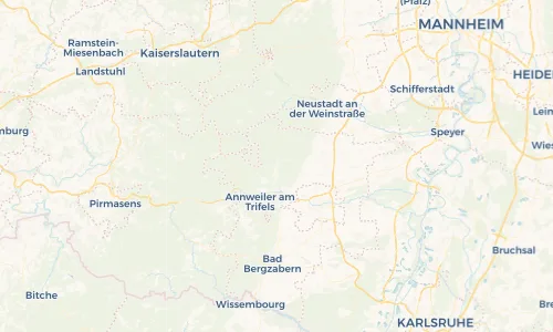Regenradar Vorschaubild - Aktuelle Niederschläge in Ramberg und Umgebung